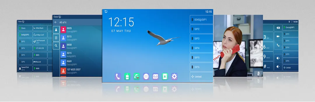 BFX7A 안드로이드 영상 전화 인터페이스