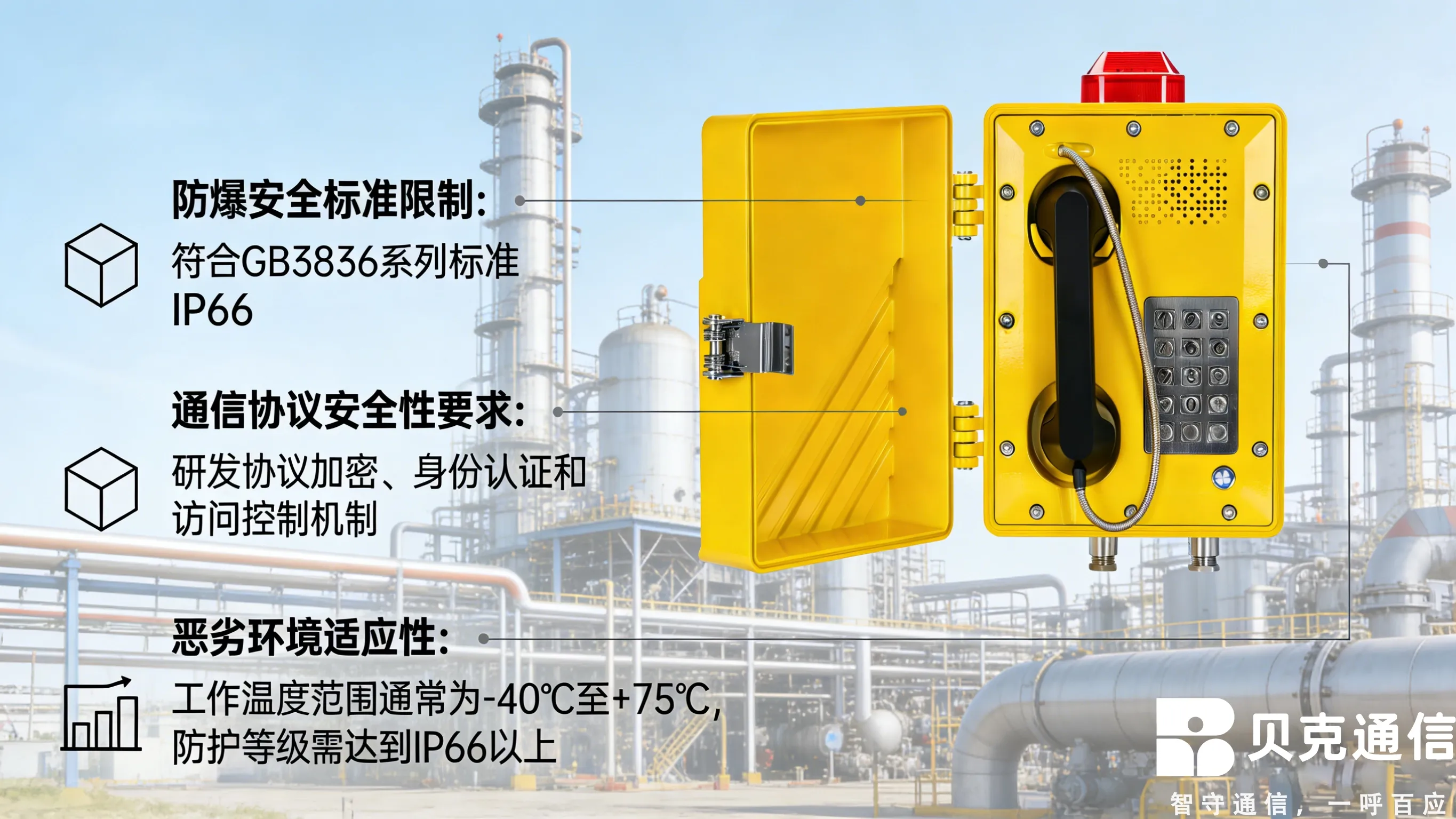 Becke Telcom의 방폭형 공중방송 대화기 사이버보안 및 데이터보호 조치