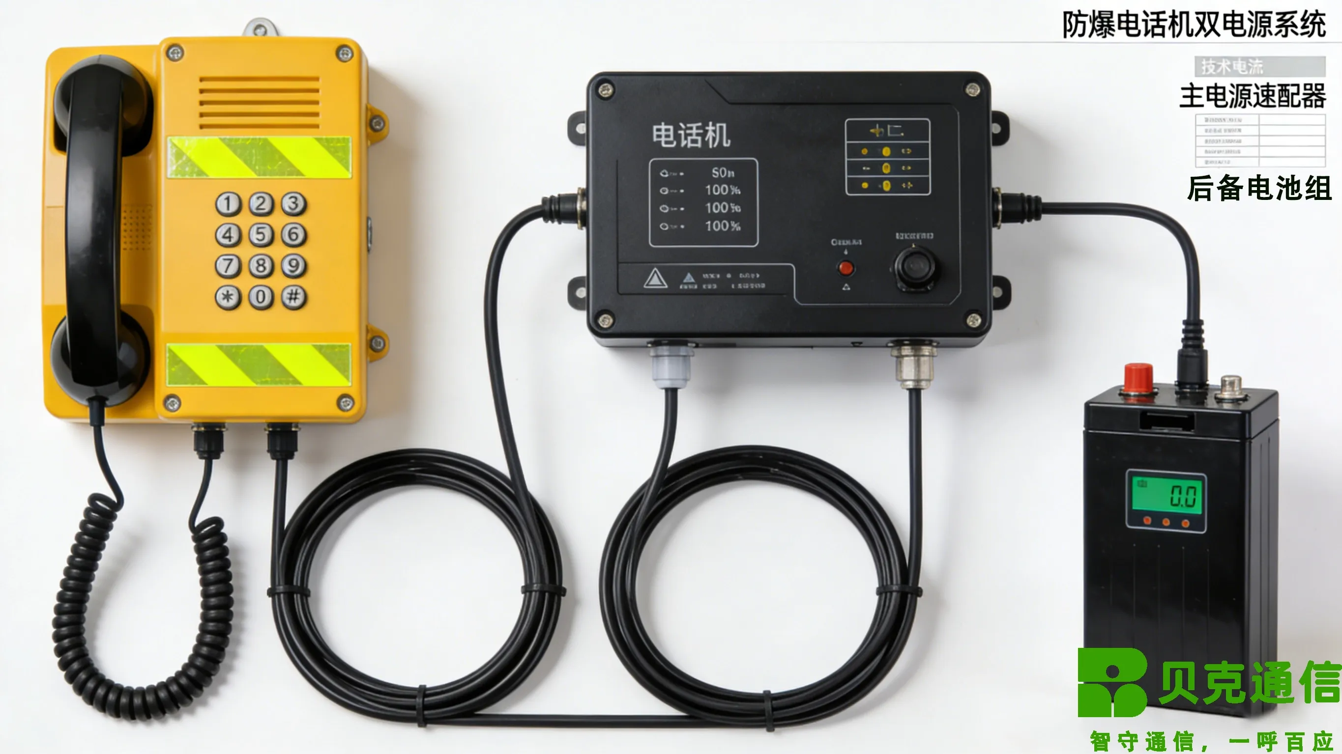 고위험 산업 환경에서 방폭 확성 인터컴의 이중 전원 설계