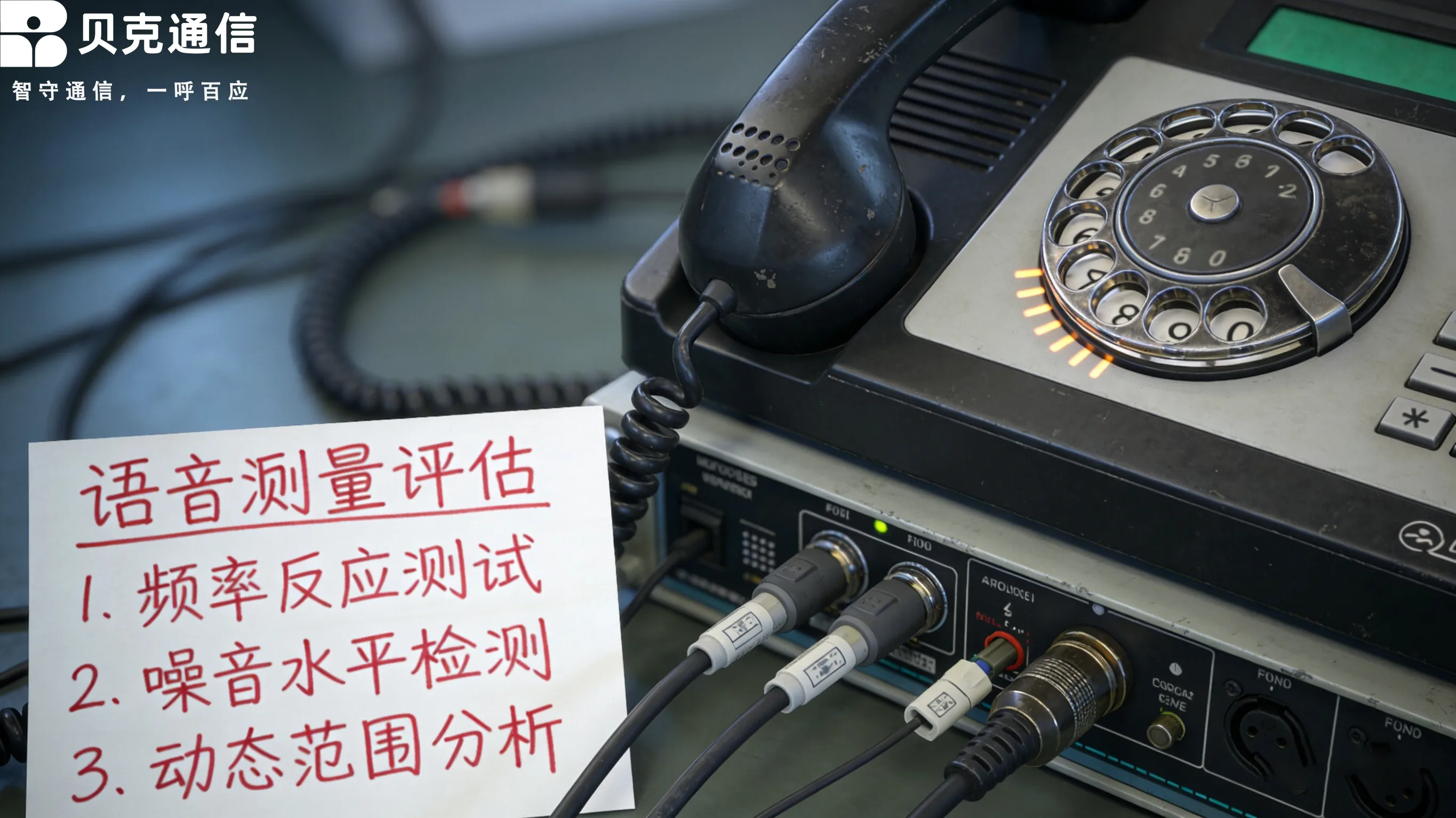 The voice quality testing standards and evaluation methods for industrial telephones