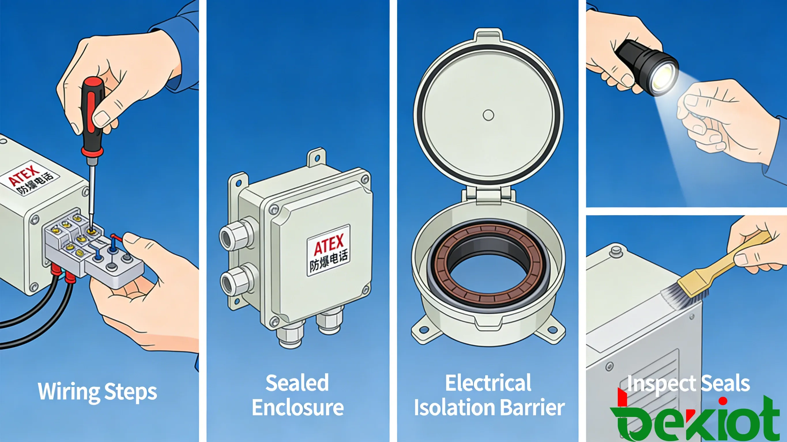 Installation and Maintenance of ATEX Explosion-Proof Telephones Installation and Maintenance of ATEX Explosion-Proof Telephones