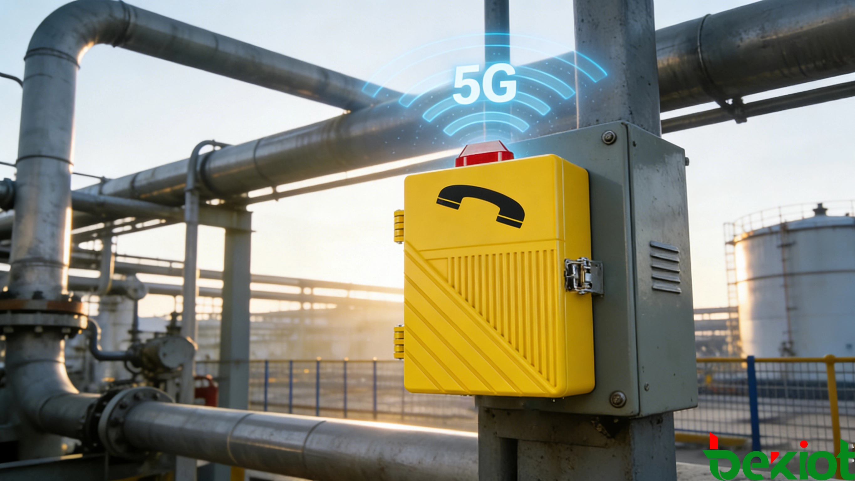 방폭 전화기 적용 시나리오 확장