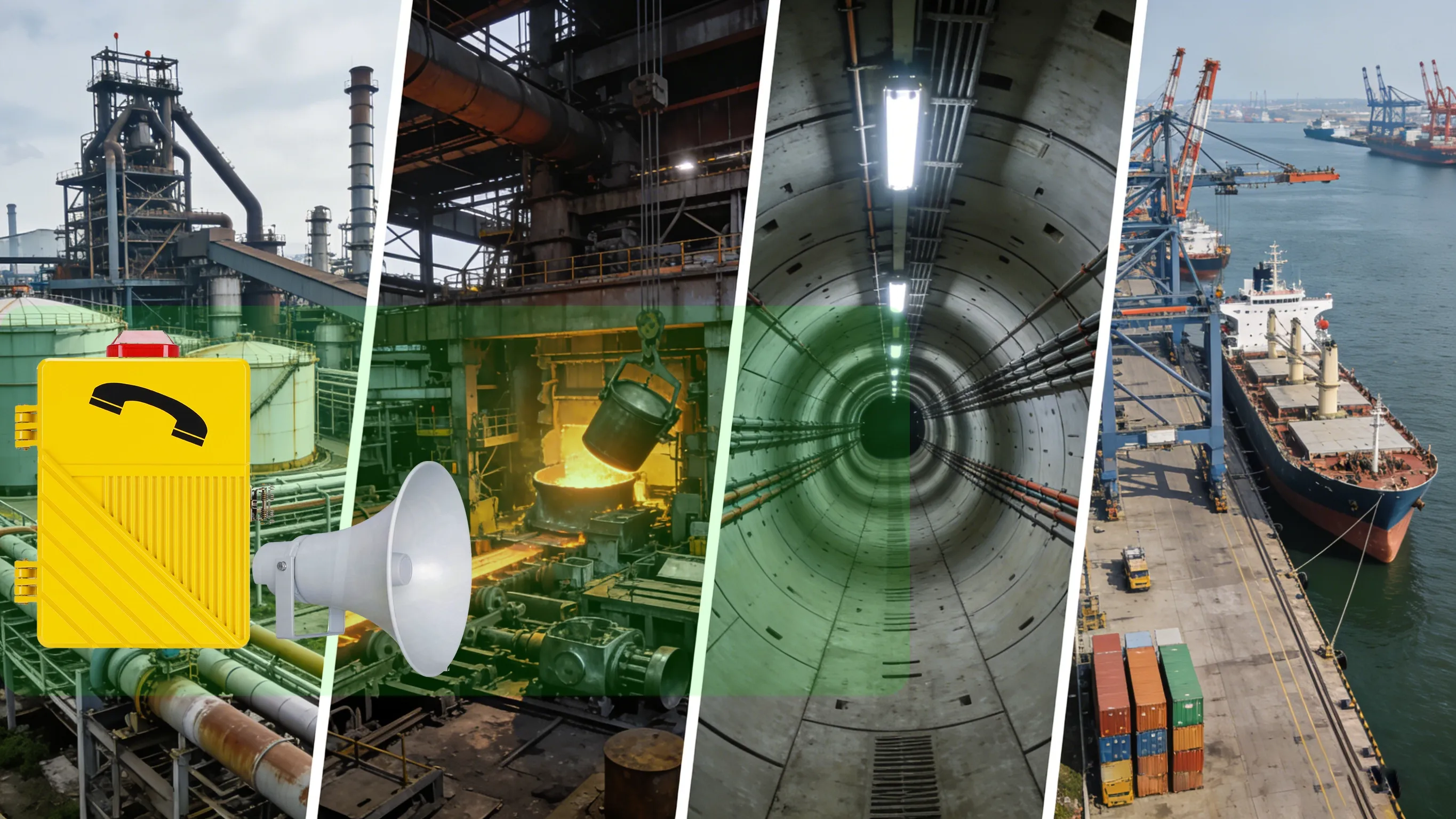 방폭 통신국 방송 기능의 적용 시나리오