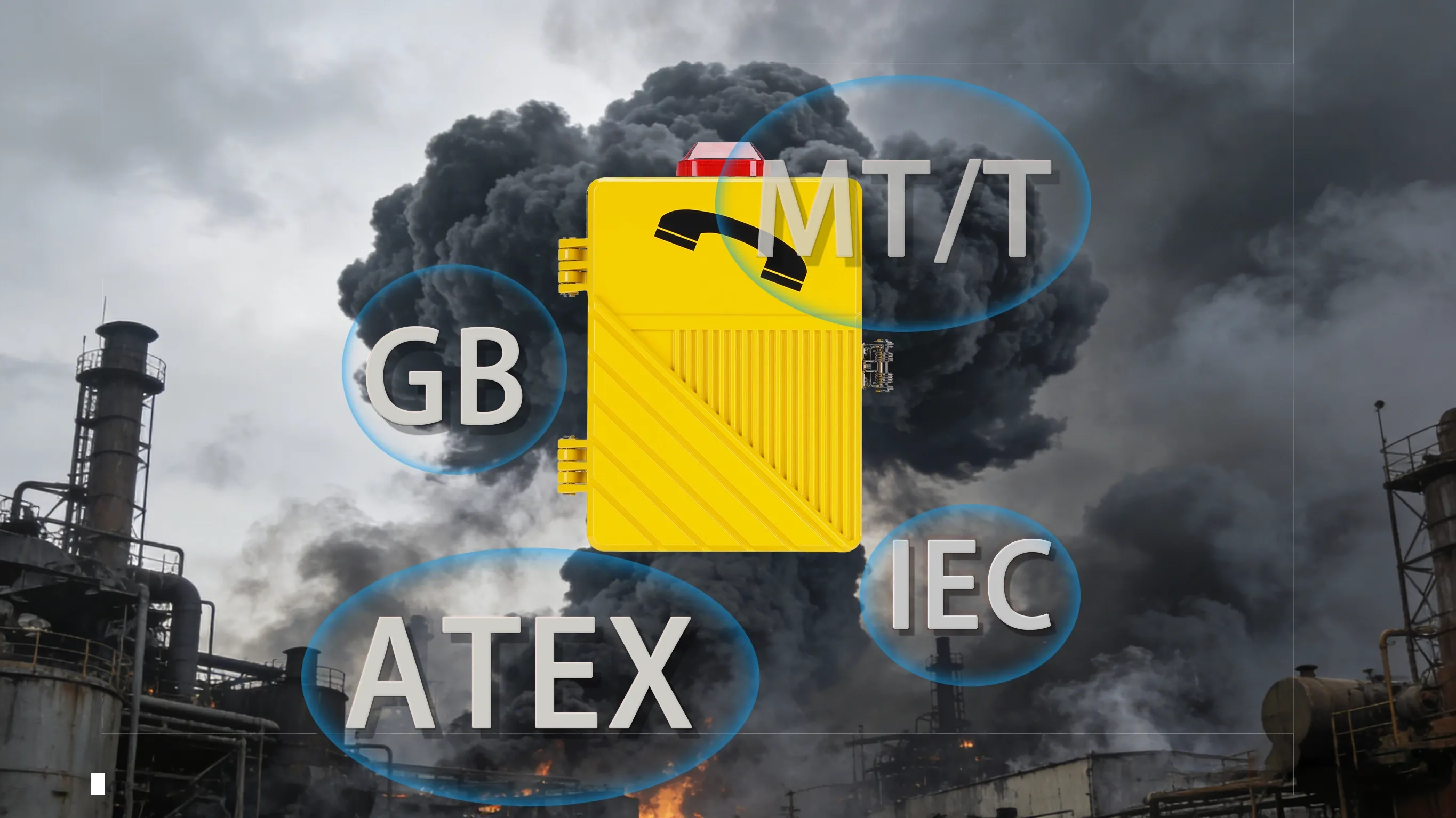 폭발 방지 전화기 기계 표시의 종합 해석 및 규정 준수 관리에 대한 키 분석